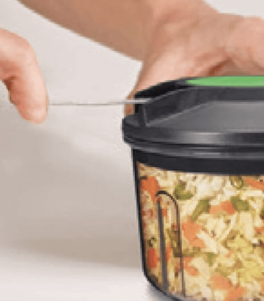 Prestige PVC 8.0 Veggie Cutter with 3 Stainless Steel Blades (Jumbo Bowl) (Black and Green)