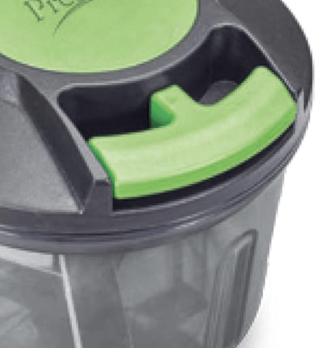 Prestige PVC 8.0 Veggie Cutter with 3 Stainless Steel Blades (Jumbo Bowl) (Black and Green)