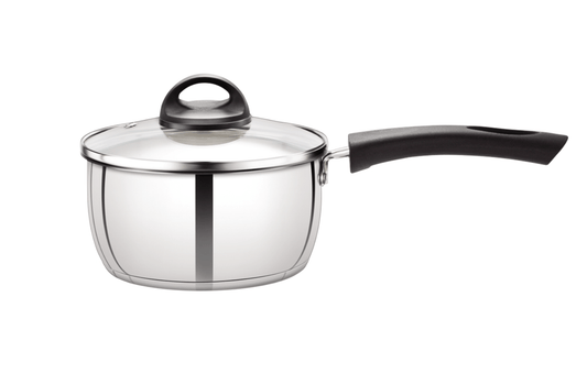 Premier Stainless Steel Induction Bottom Saucepan With Stainless Steel Lid 24cm