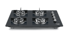 Prestige Desire Hobtop PHTD 04 AI Black L P Gas Table(with 8mm Thick Superior Toughened Glass Top, 4 Sabaf Burners, Auto Ignition)-1