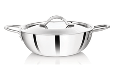 Premier 3-ply Clad Stainless Steel Kadai (26 cm)-1