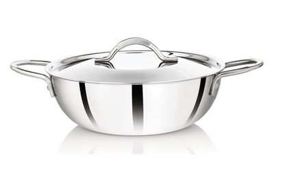 Premier 3-ply Clad Stainless Steel Kadai (26 cm)