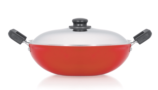 Premier Non Stick Kadai with Stainless Steel lid 22cm