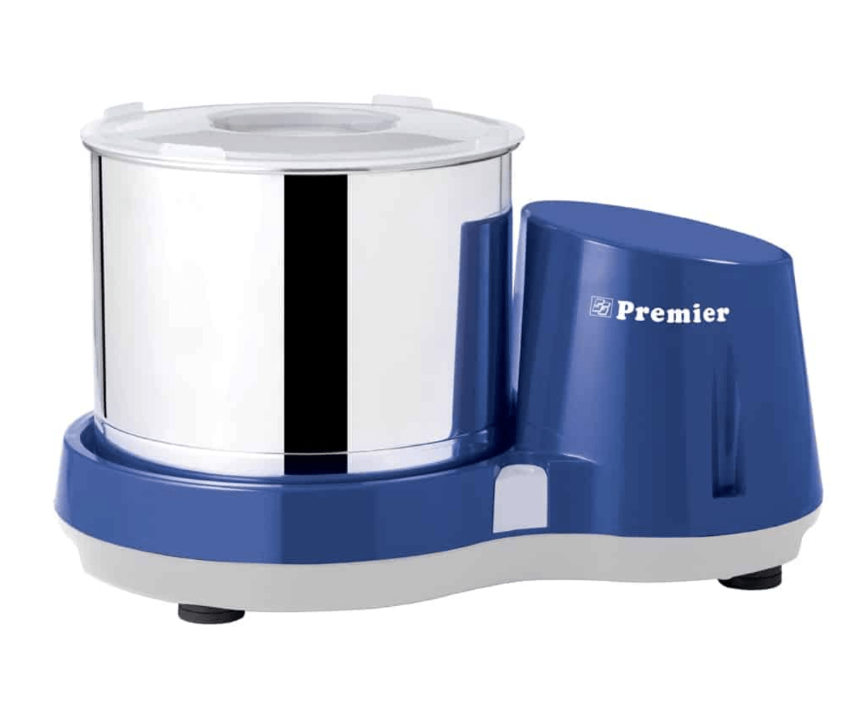 Premier Compact Wet Grinder Pg 501 2ltr 200 Watts Gear Driven 230v - Maroon | Gear-Driven Motor, Space-Saving Compact Design, Stylish Maroon Finish, Durable Stainless Steel Drum-4