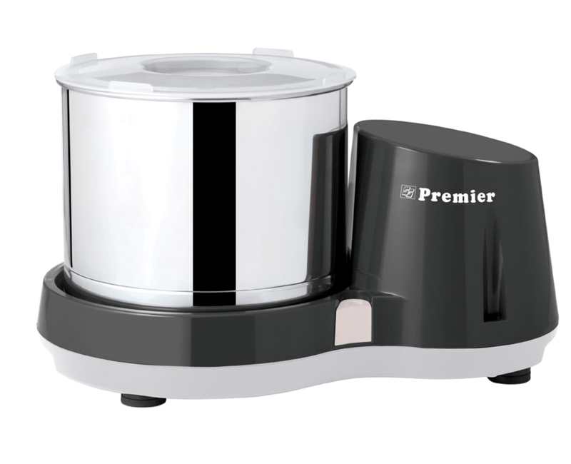 Premier Compact Wet Grinder Pg 501 2ltr 200 Watts Gear Driven 230v - Maroon | Gear-Driven Motor, Space-Saving Compact Design, Stylish Maroon Finish, Durable Stainless Steel Drum-2