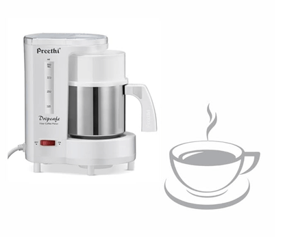 ப்ரீத்தி டிரிப்கஃபே காபி மேக்கர் (வெள்ளை) 