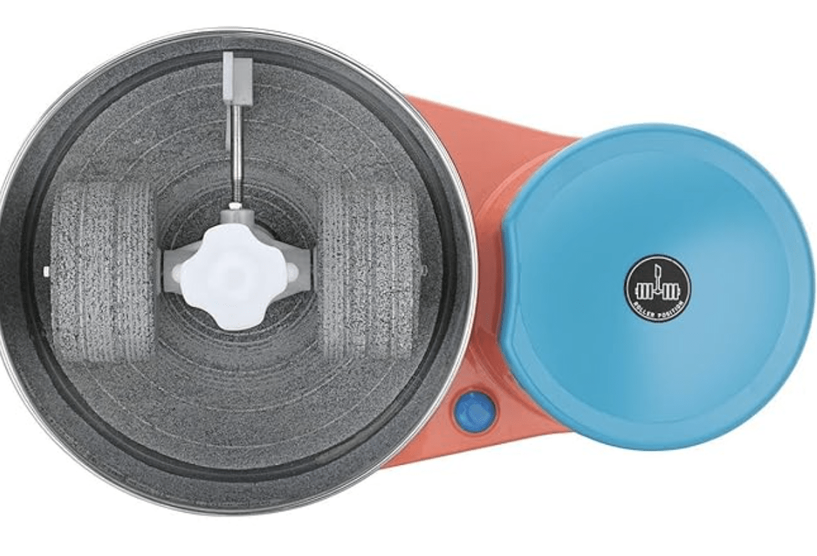 Sowbaghya Sara 2Ltr Table Top Wet Grinder with Coconut Scrapper & Atta Kneader (Orange) | Heavy Duty Motor | Ideal for Your Kitchen | 2Ltr Wet Grinder for All Kinds of Batter for South Indian Dishes