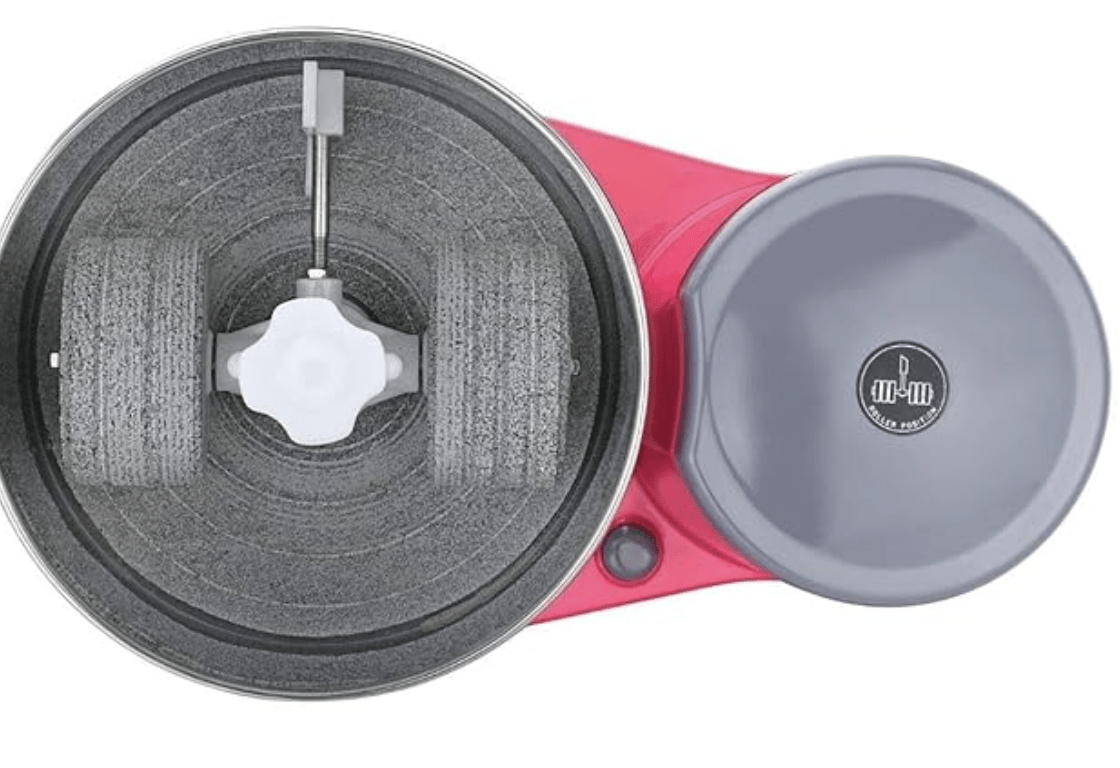 Sowbaghya Sara 2Ltr Table Top Wet Grinder with Coconut Scrapper & Atta Kneader (Pink) | Heavy Duty Motor | Ideal for Your Kitchen | 2Ltr Wet Grinder for All Kinds of Batter for South Indian Dishes