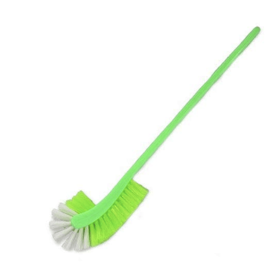 Mega Double Hockey Brush Double Side Toilet Cleaning Plastic Brush for Multipurpose