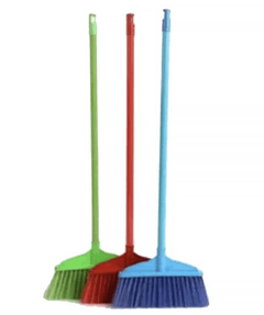 Grand MART Long Handle Plastic Broomstick-1
