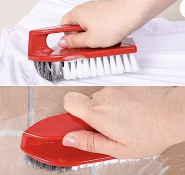 Cloth Washing Soft Bristles Brush for Cleaning Clothes | Laundry Scrub Brush with Handle for Multipurpose Household Cleaning Brush – Pack of 2 (Multicolor)-2