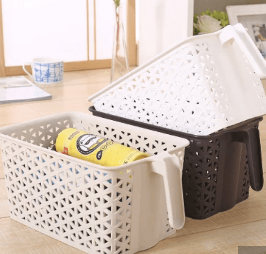 New PP Living Room Kitchen Storage with Handle Portable Box