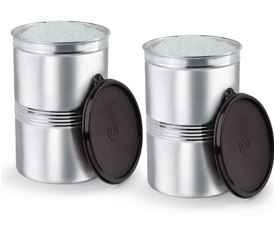 Signoraware Modular Steel Container 3.5ltr, Set of 2, ModBlue