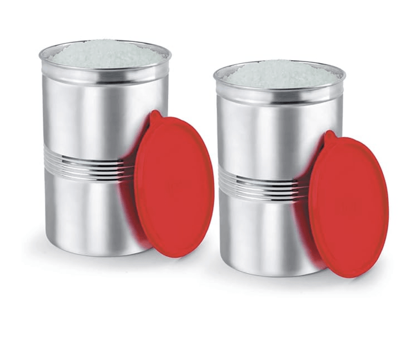 Signoraware Modular Steel Container 3.5ltr, Set of 2, ModBlue-3