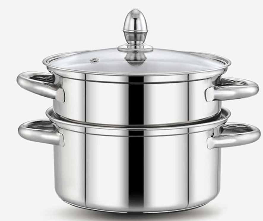 Praylady Stainless Steel Multi-Purpose Steamer, Capacity – 3 Litre, Silver.