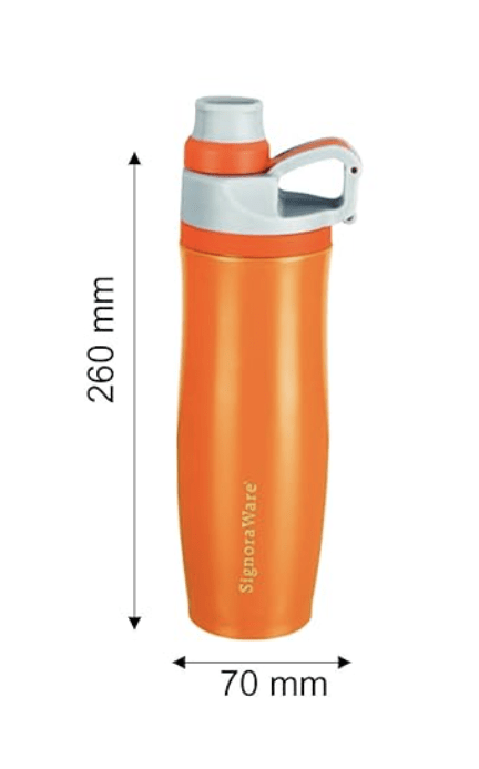 Signoraware Renew Stainless Steel Vacuum Flask Bottle, 500ml