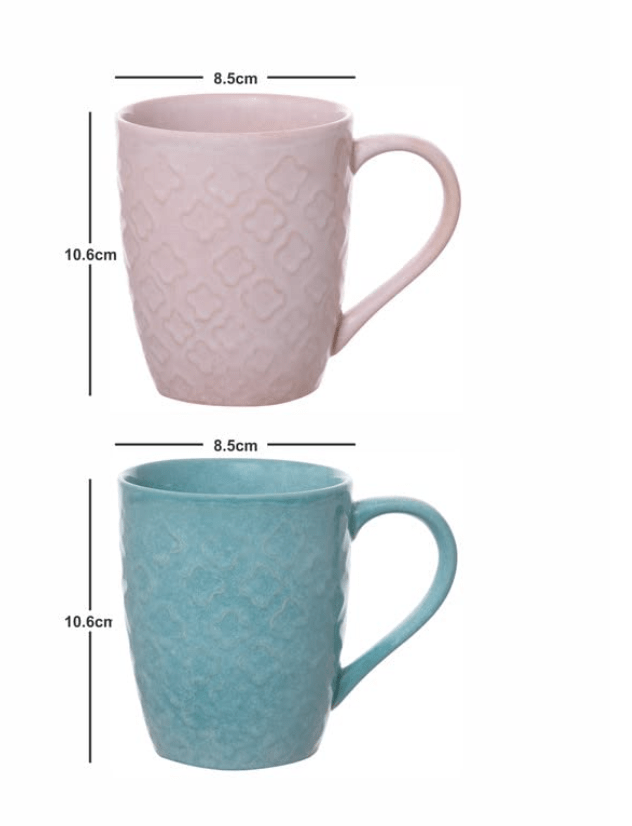 Roxx Large Coffee Mug Set of 4pcs 360ml