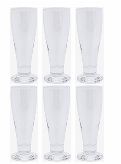 Roxx Pilsner Juice Glasses Lagoon Tumbler Set of 6 Pieces 315 ML-3