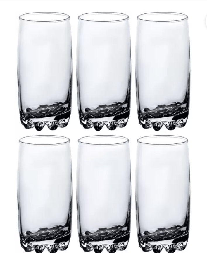 Roxx Glass Capella HB Water and Juice Tumbler Set of 6pcs 380ml RX-2763-2