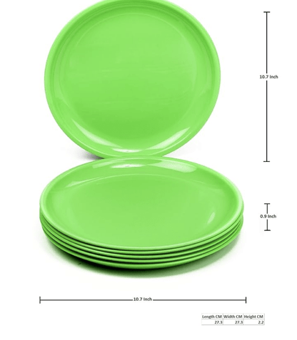 Signoraware Round Plastic Full Plate Set, Set of 3 or 6