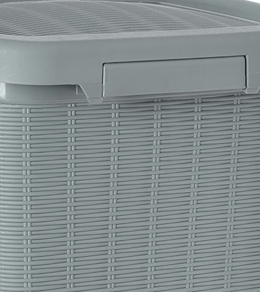 Signoraware Modern Lightweight Dustbin for Home and Office 12Ltr, Grey