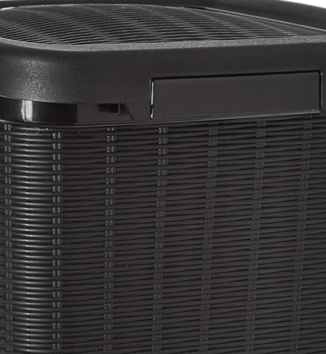 Signoraware Modern Lightweight Dustbin for Home and Office 12Ltr, Black