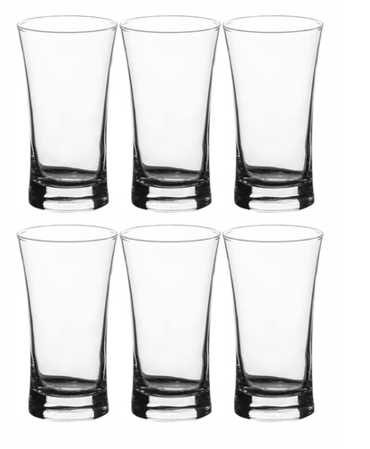 Roxx Glass Royce HB Water and Juice Glasses Set of 6 Pieces 300ml