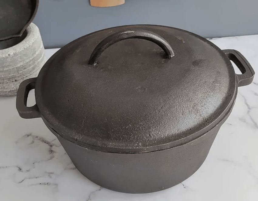 பெரிய வார்ப்பிரும்பு டச்சு அடுப்பு (5 லிட்டர் கொள்ளளவு)