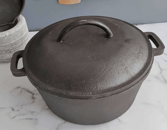 CAST IRON DUTCH OVEN LARGE (5 LTRS CAPACITY)-2