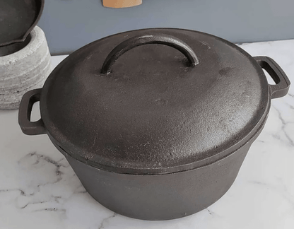 பெரிய வார்ப்பிரும்பு டச்சு அடுப்பு (5 லிட்டர் கொள்ளளவு)