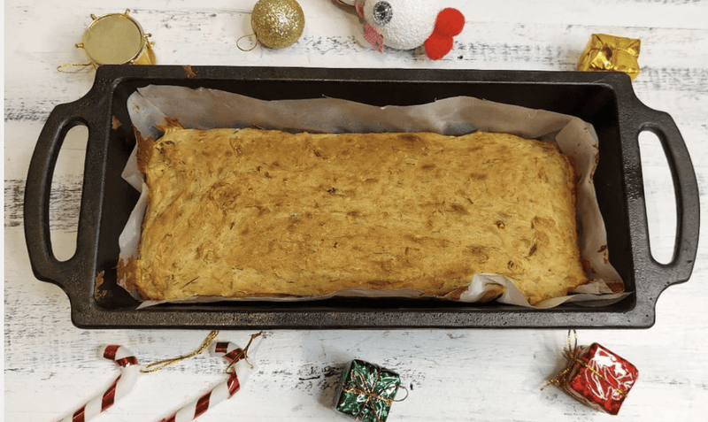 CAST IRON LOAF PAN- BAKING TRAY-1