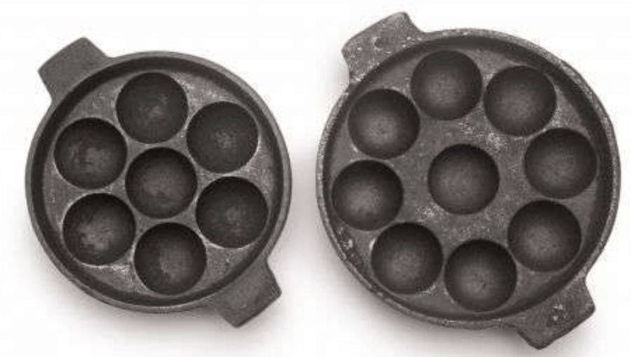CAST IRON KUZHI PANIYARAKAL (PADDU-APPE TAWA)
