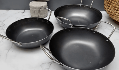 PURE IRON FLAT BOTTOM KADAI