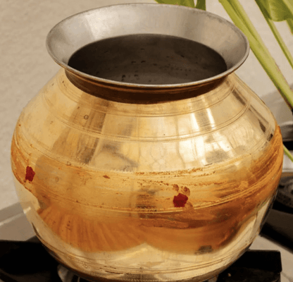 BRASS COOKING POT / PONGAL POT