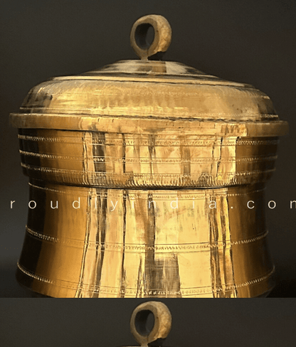 பாரம்பரிய இட்லி பாத்திரம் (இட்லி குக்கர்-இட்லி தயாரிப்பாளர்-ஸ்டீமர்) - பாலிஷ் செய்யப்பட்டது