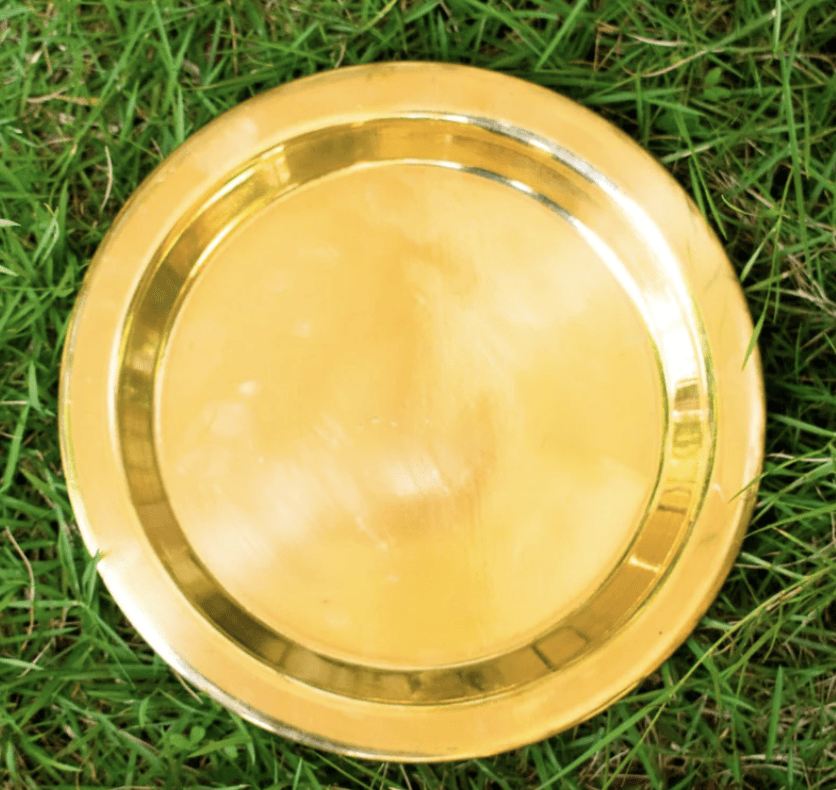 பித்தளை சமவெளி மூடி