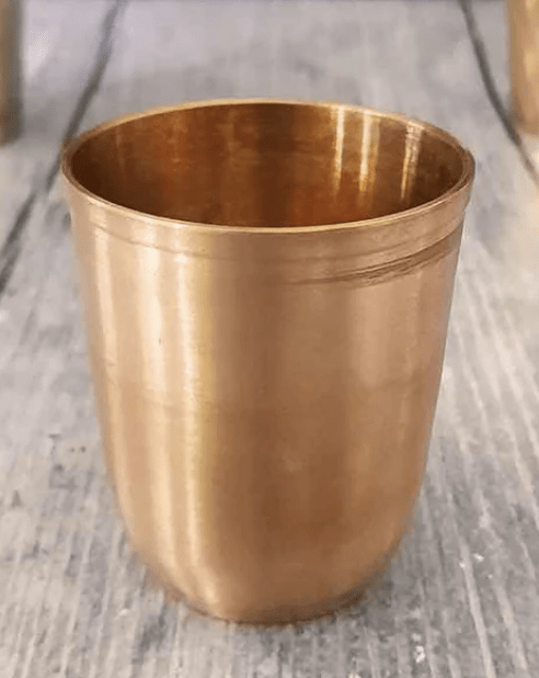 HANDCRAFTED KANSA BRONZE BABY GLASS