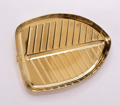BRASS BANANA LEAF PLATE SMALL-1