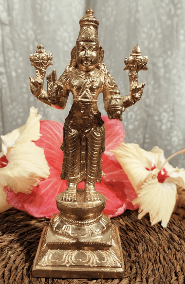 DHANAVANTARI PANCHALOHA IDOL-6 INCHES