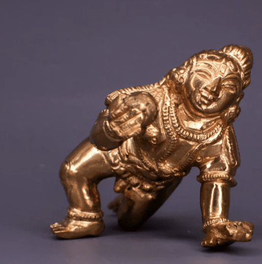 BABY KRISHNA PANCHALOHA IDOL