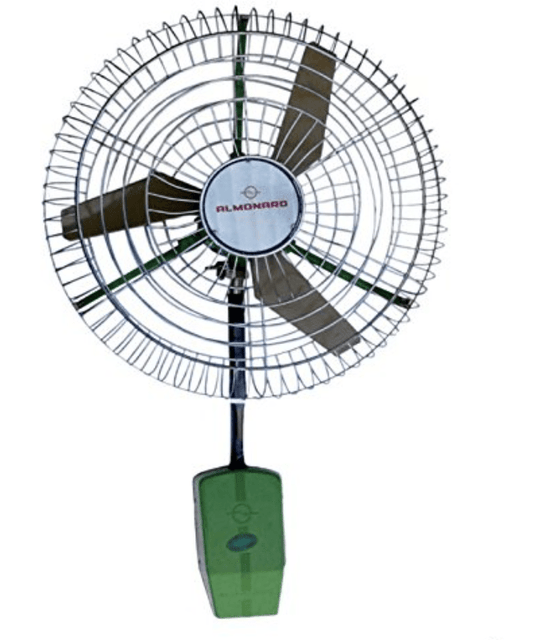 Almonard 24-inch Air Circulator Wall Fan (600mm, Green)