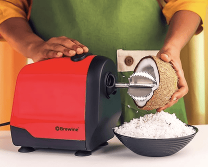 Brewine Coconut Scraper & Citrus Press 2-in-1 110V