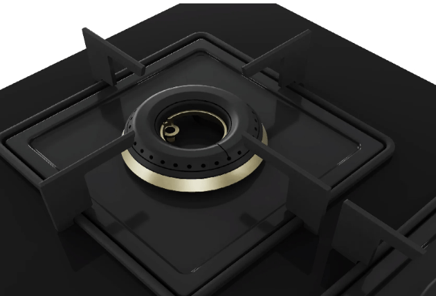 Bosch 90 cm Built in Hob with 5 Burners, Swords Knob (Black, PNV9B6F10I)-3