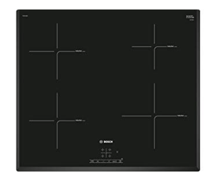 Bosch PIE651BB5I 1800W Glass Ceramic Induction Hob With 4 Cooking Zone, Black