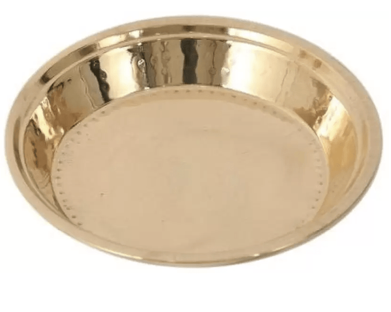 Brass Thambulam Plate 14 Inches-1