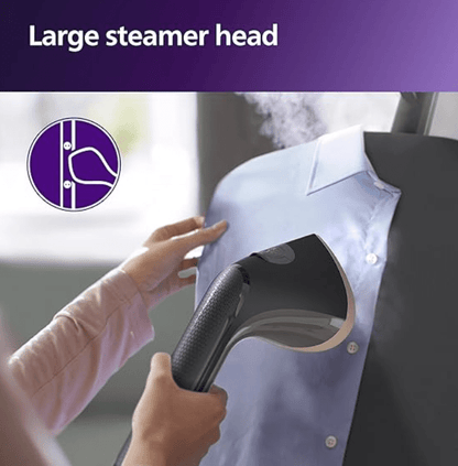 Philips Standing Garment Steamer STE3160/30 – 2000 watts power, Unique tilting style board, 3 steam settings, up to 40 g/min steam output
