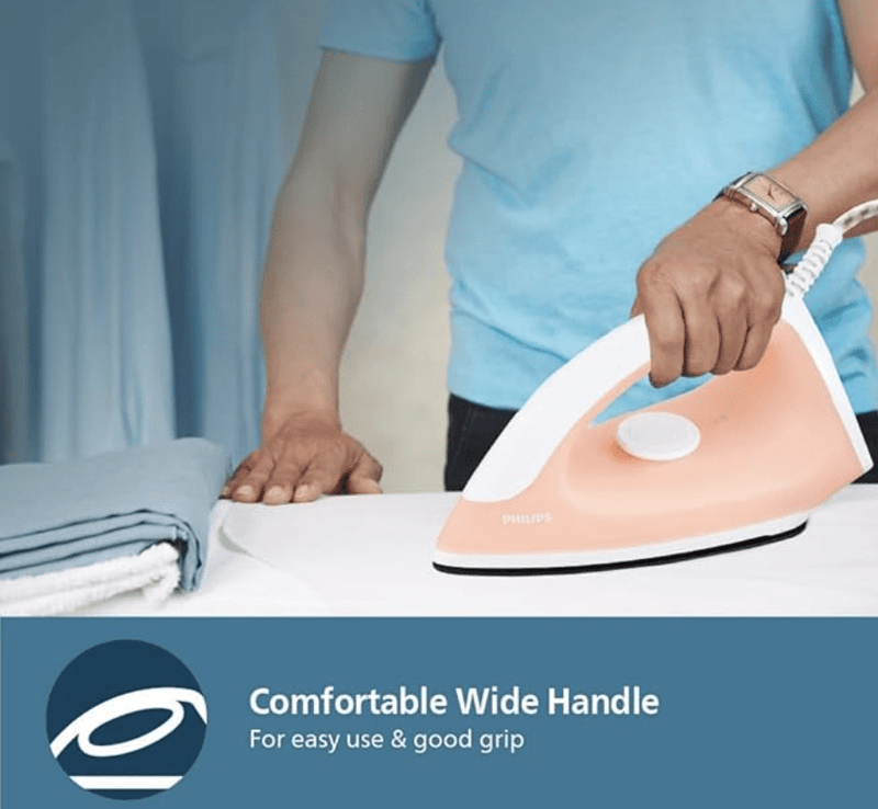 Philips Classic GC097/50 750-Watt Dry Iron (Peach)-3