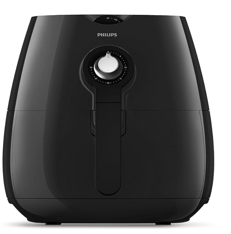 Philips Daily Collection HD9218 Air Fryer, uses up to 90% Less Fat, 1425W, with Rapid Air Technology (Black)-1