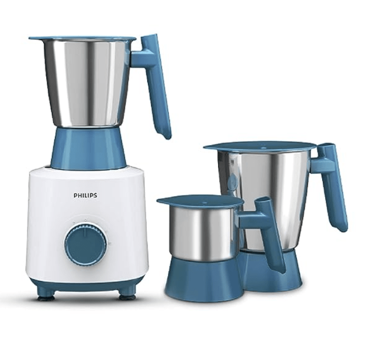 Philips HL7535/01 Mixer Grinder, 500W, 3 Jars with 5 Year Warranty on Motor, Bigger jar sizes-1