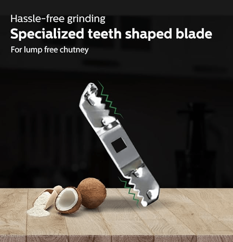 Philips HL7535/01 Mixer Grinder, 500W, 3 Jars with 5 Year Warranty on Motor, Bigger jar sizes